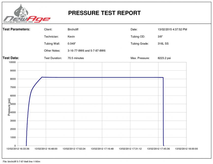 new-pressure-test Chemical Injection Systems